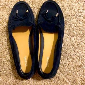 🔥🔥🔥Navy blue Michael Kors Moccasins🔥🔥🔥